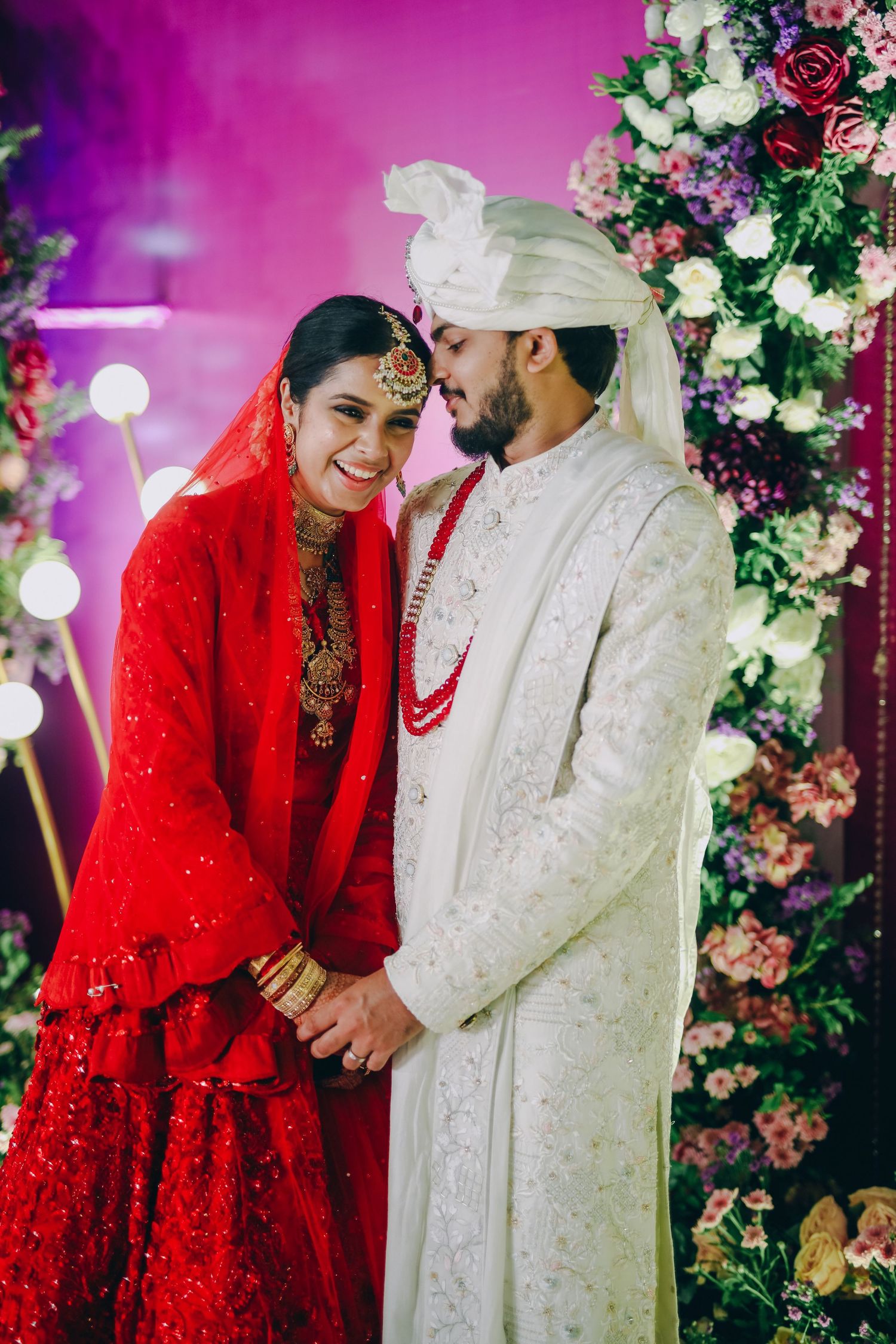 Reception couple