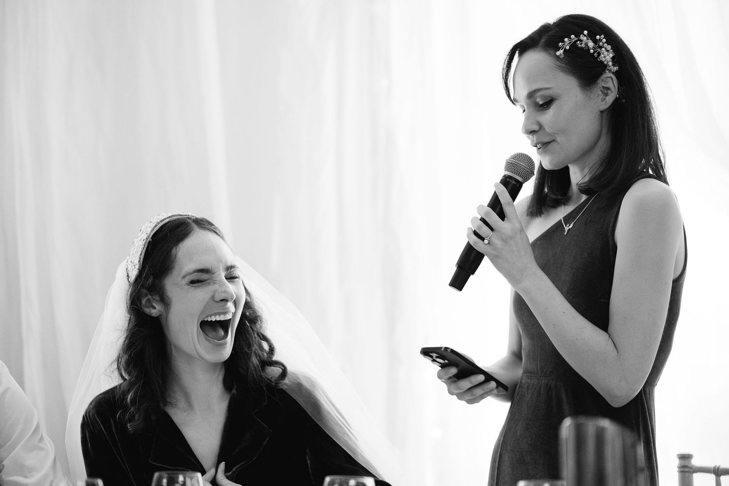 Series of candid moments showing preparations and emotions during a wedding day.