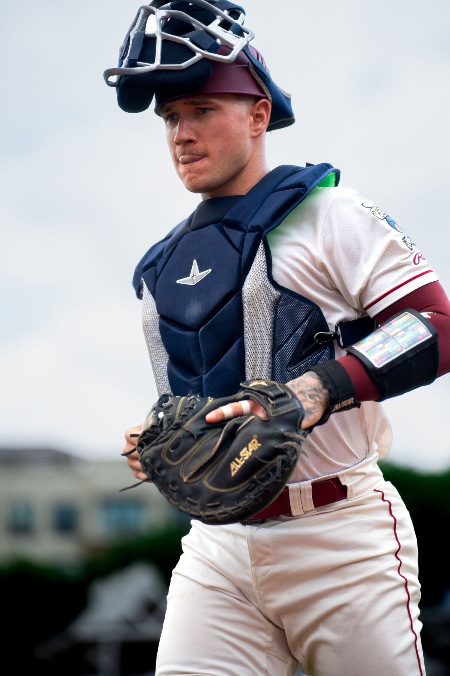 High school baseball player portrait captured by Kin & Lens Creative Media sports photographer in Dallas Fort Worth