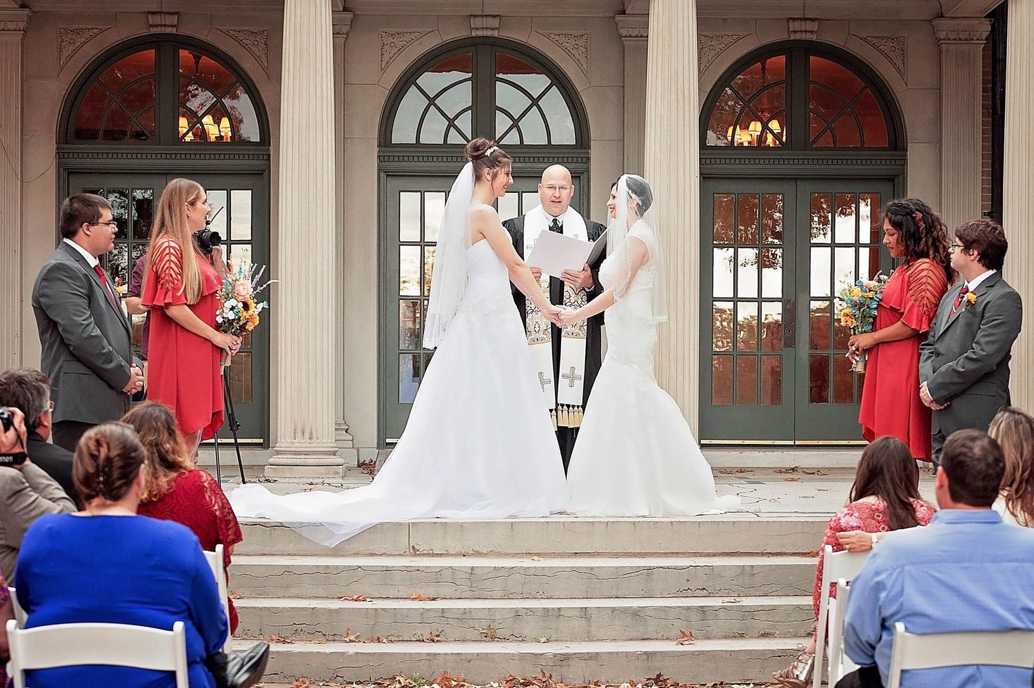Married couple. LGBTQ Wedding