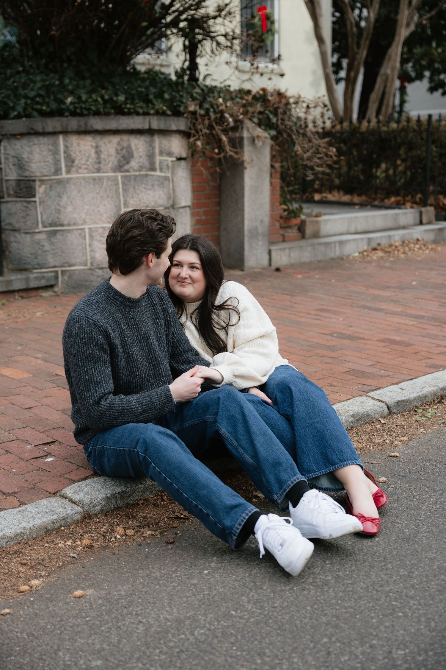 Engagement session in Georgetown, DC.