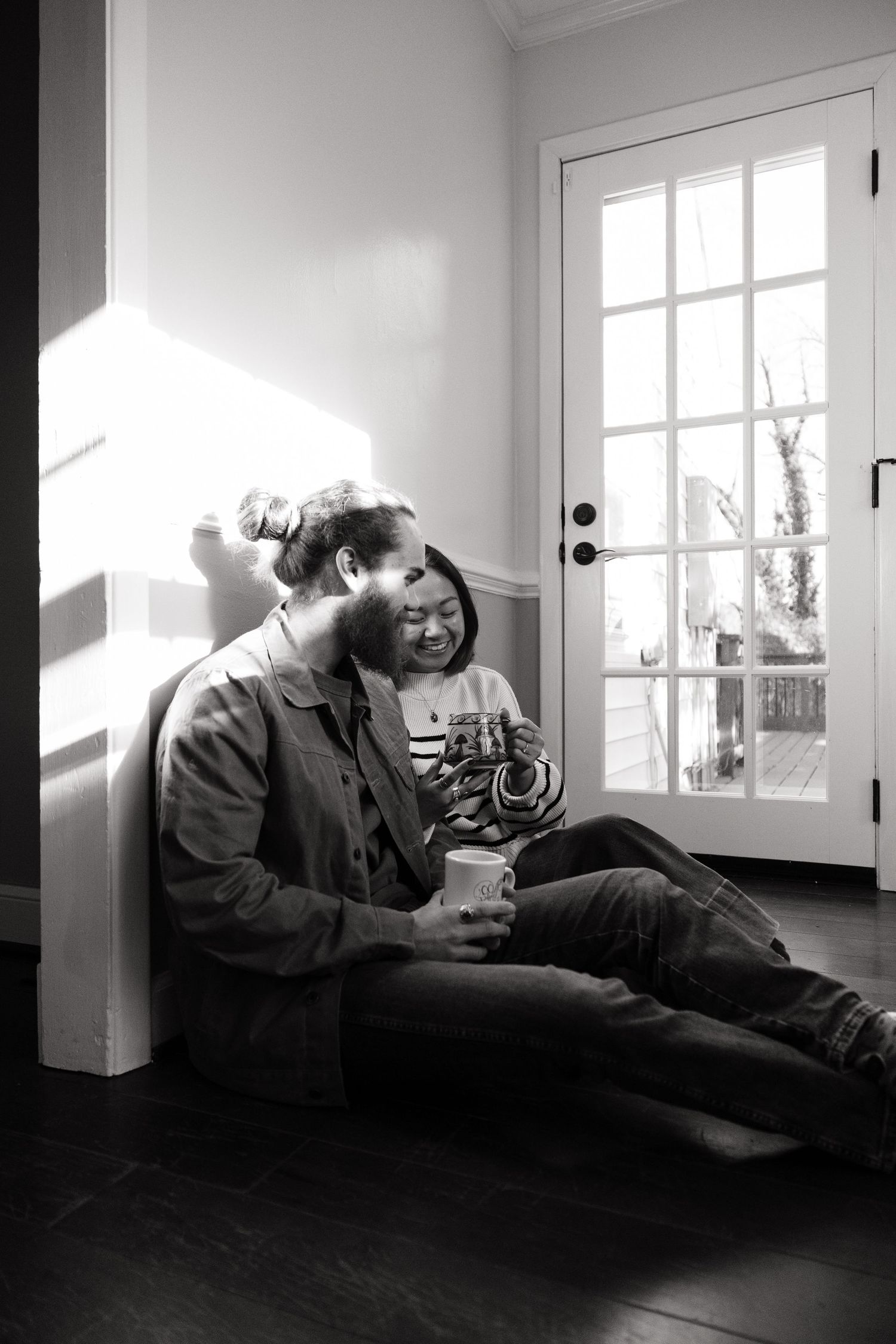 Greensboro North Carolina At Home Couple Session