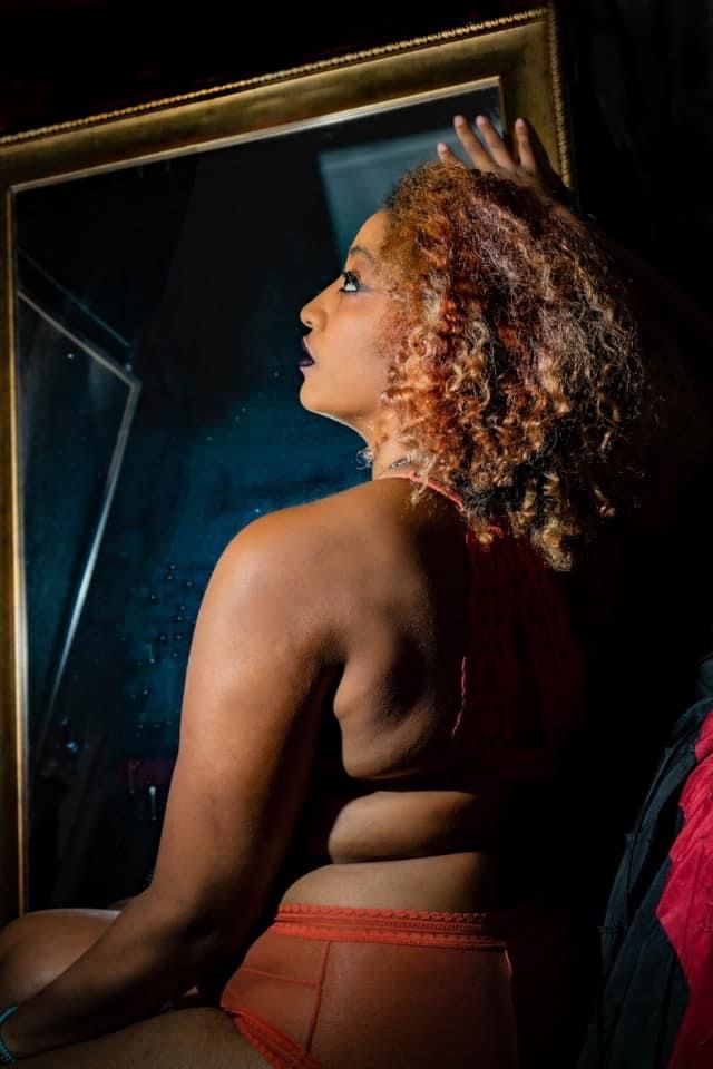 Boudoir self portrait in Jacksonville NC by Hinton Imagery
