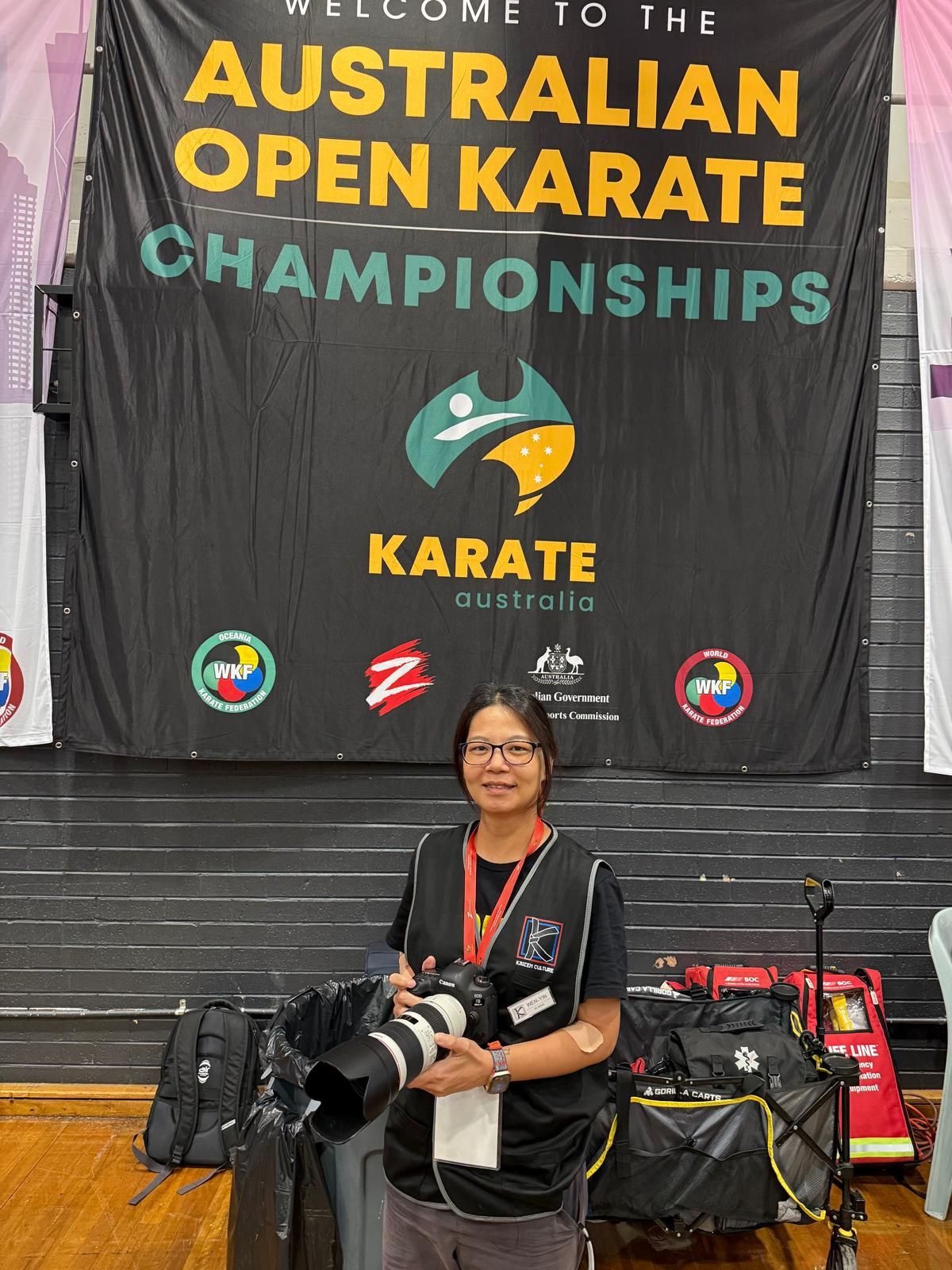 Wenyin Yang at Australian Open Karate Championships 2026
