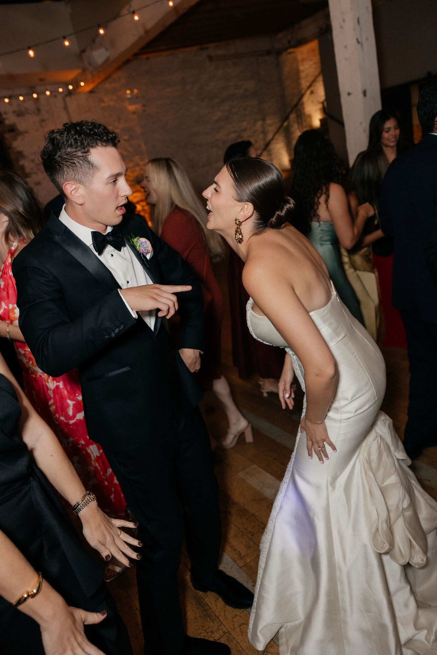 Couple dancing during their wedding reception at The Joinery, Chicago