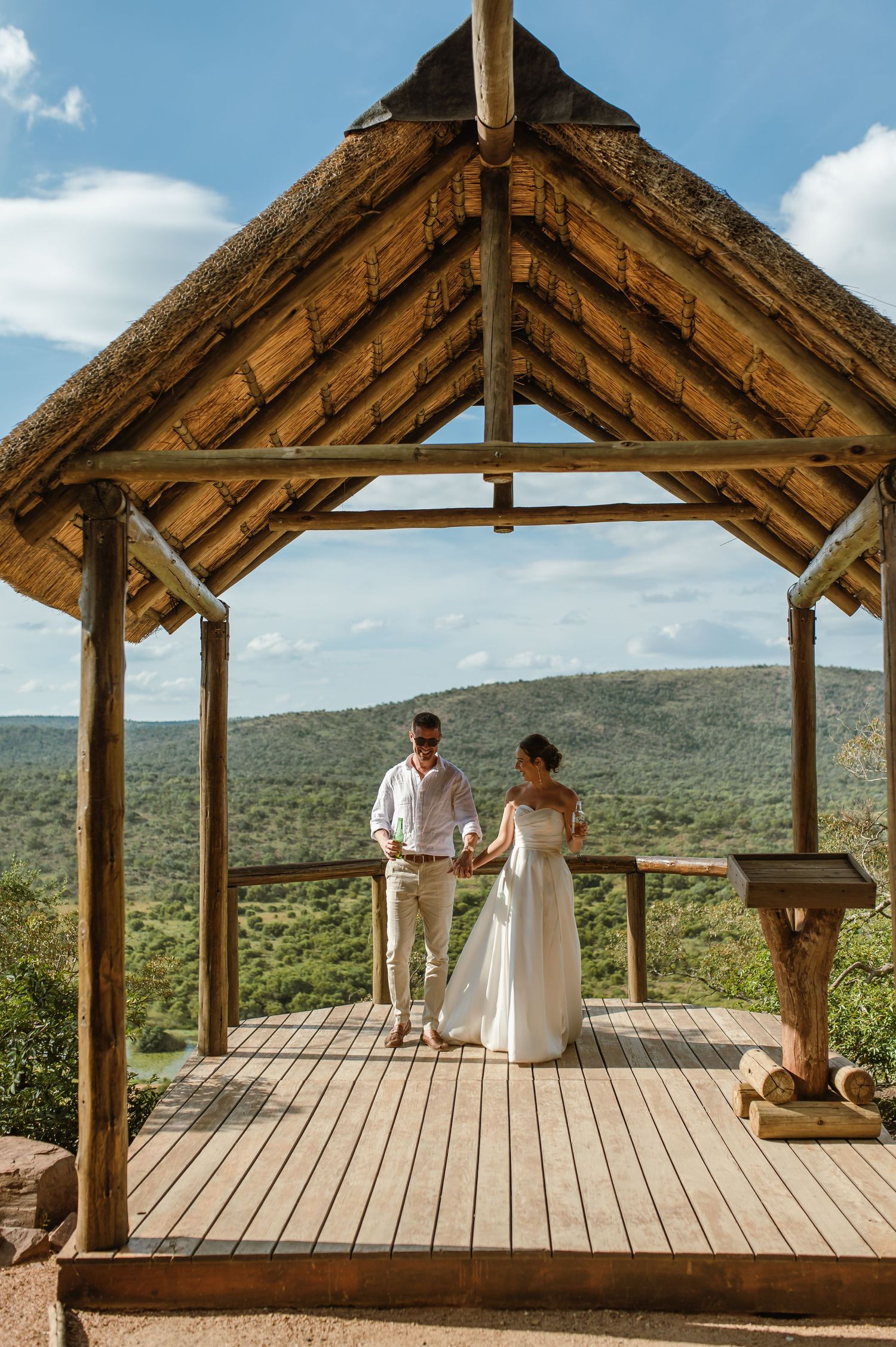 GRAEME & KIRSTY'S KUTHABA BUSH LODGE WEDDING BY SAFARI WEDDING PHOTOGRAPHER WILDFLOWER PHOTOGRAPHY