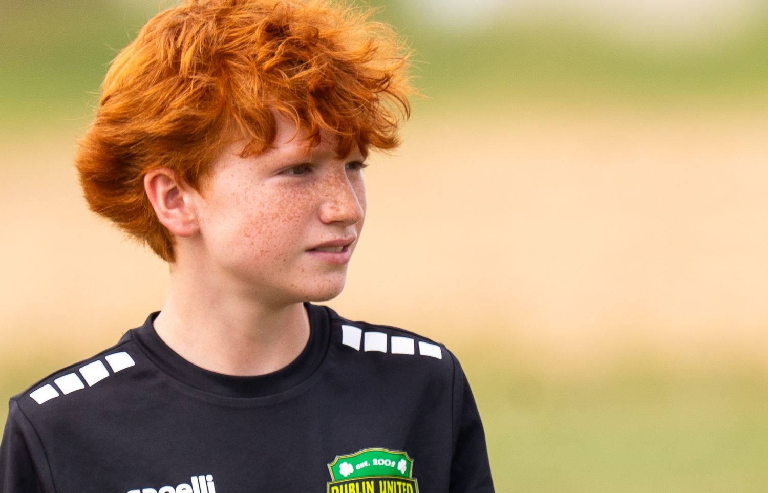 soccer player portrait