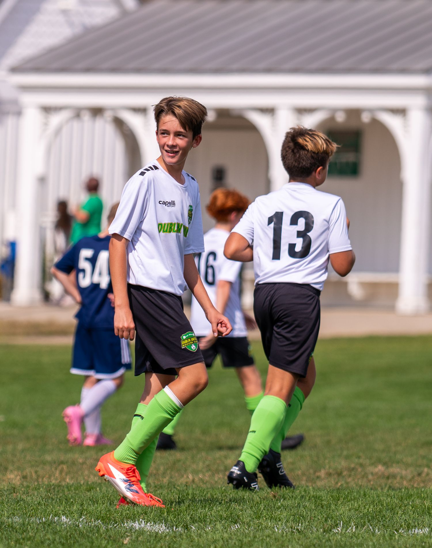 soccer player celebrating a goal