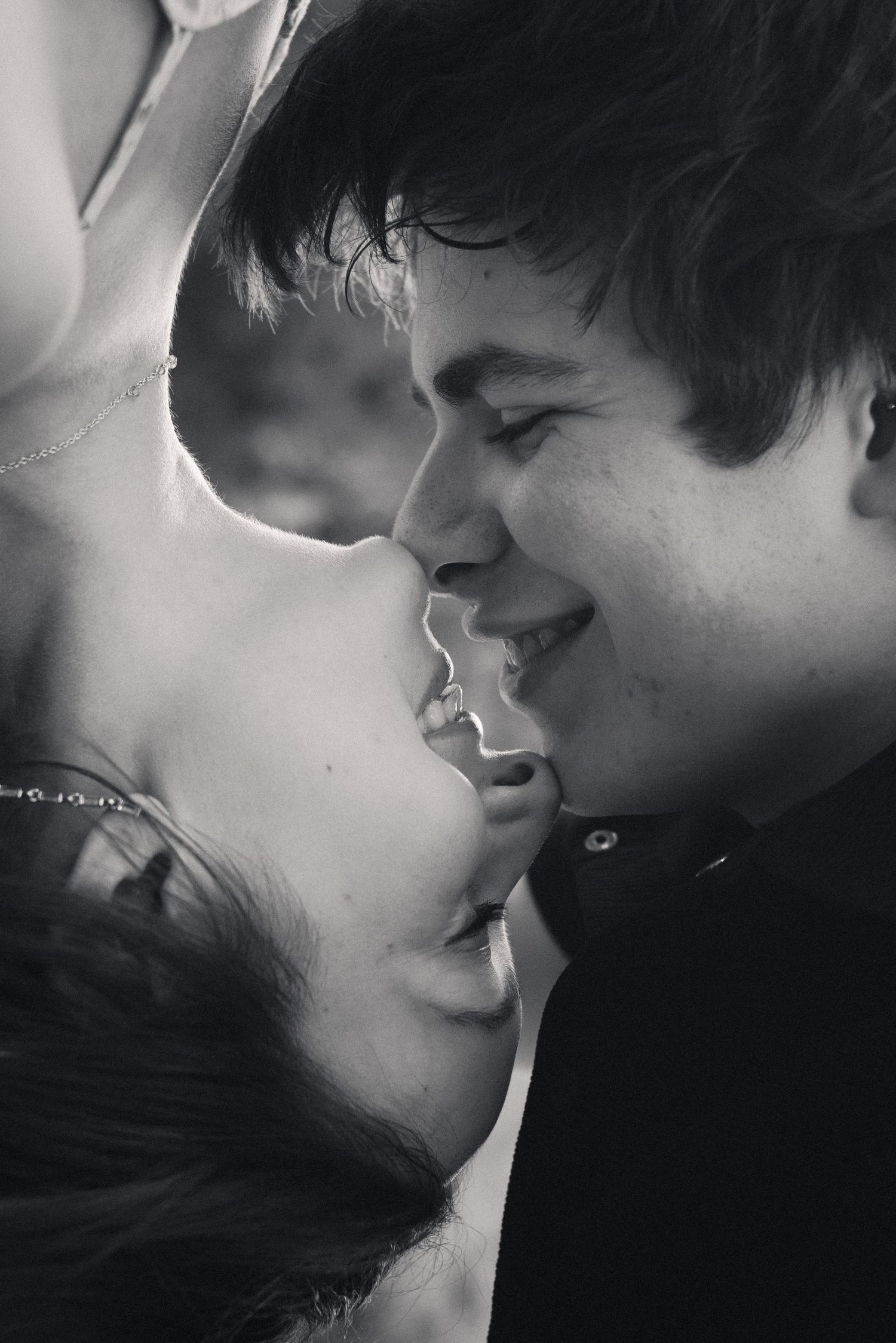 Creative couples session portrait.