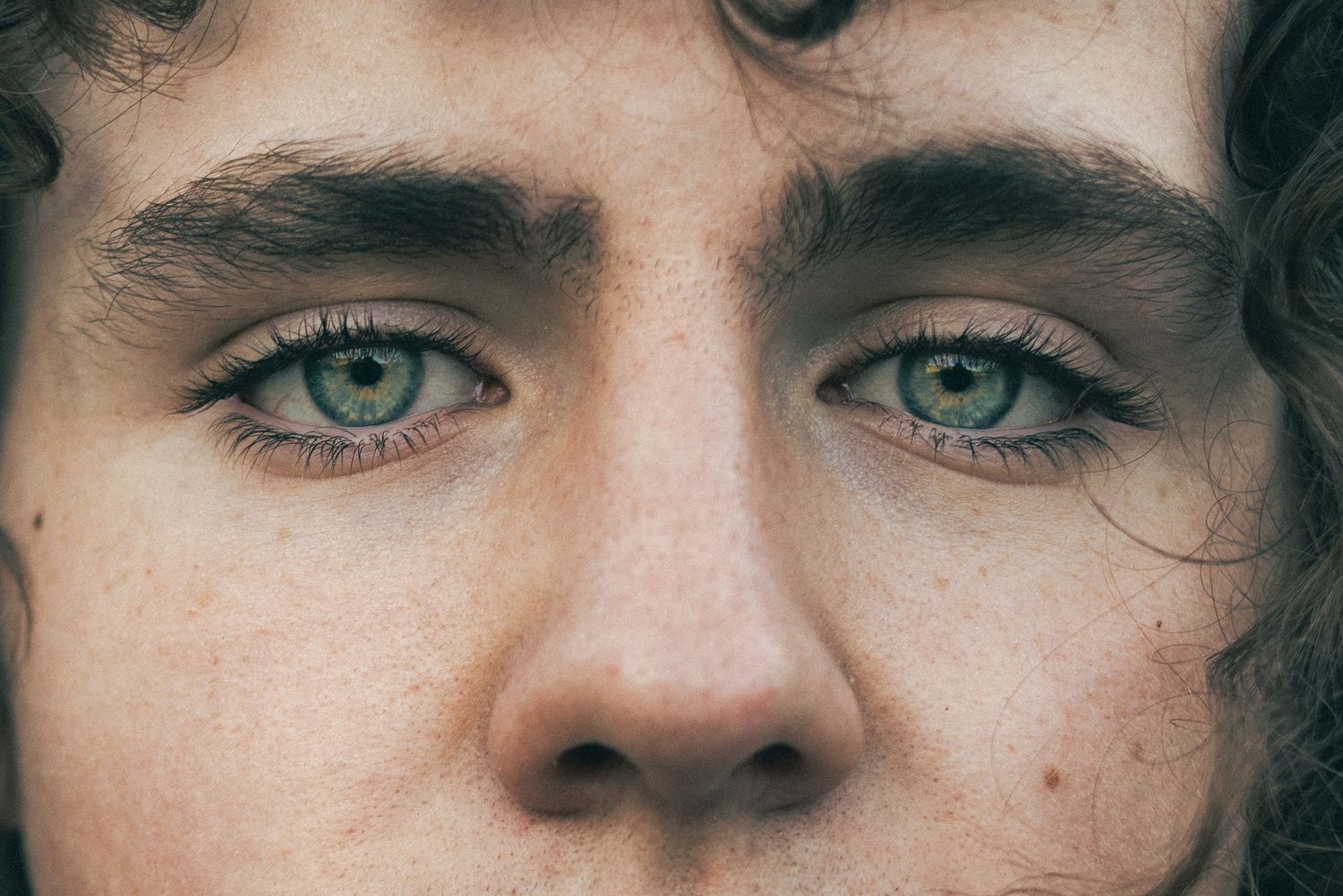 Close up Portrait showcasing for model portfolio.