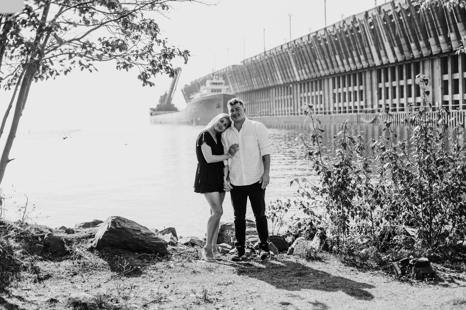upper peninsula engagement photographer