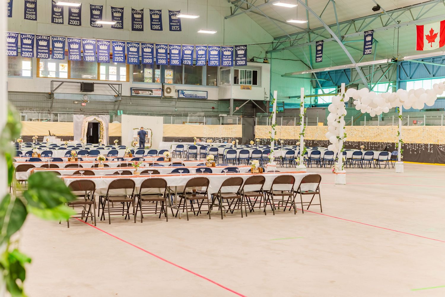 calumet coliseum wedding photographer