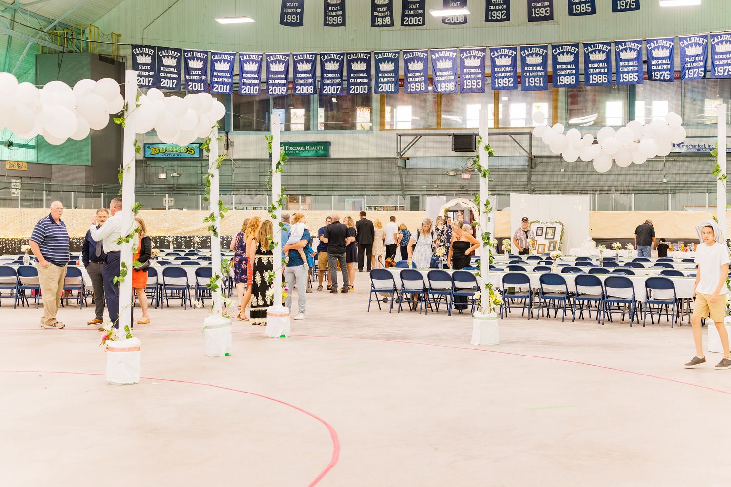 calumet coliseum wedding photographer