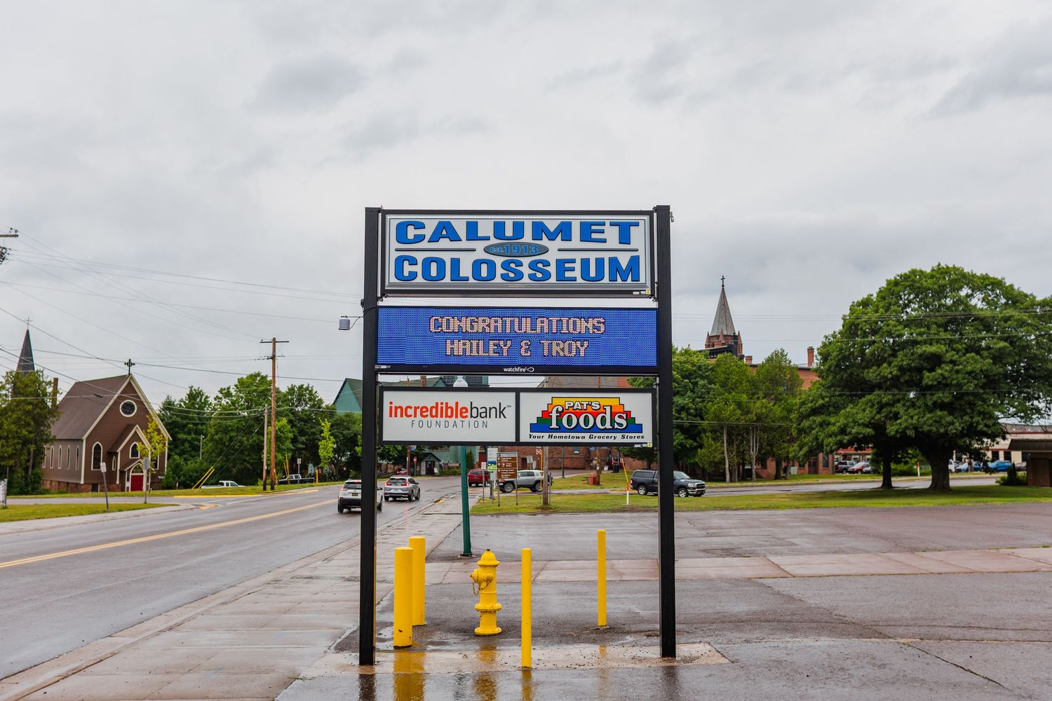 calumet coliseum wedding photographer