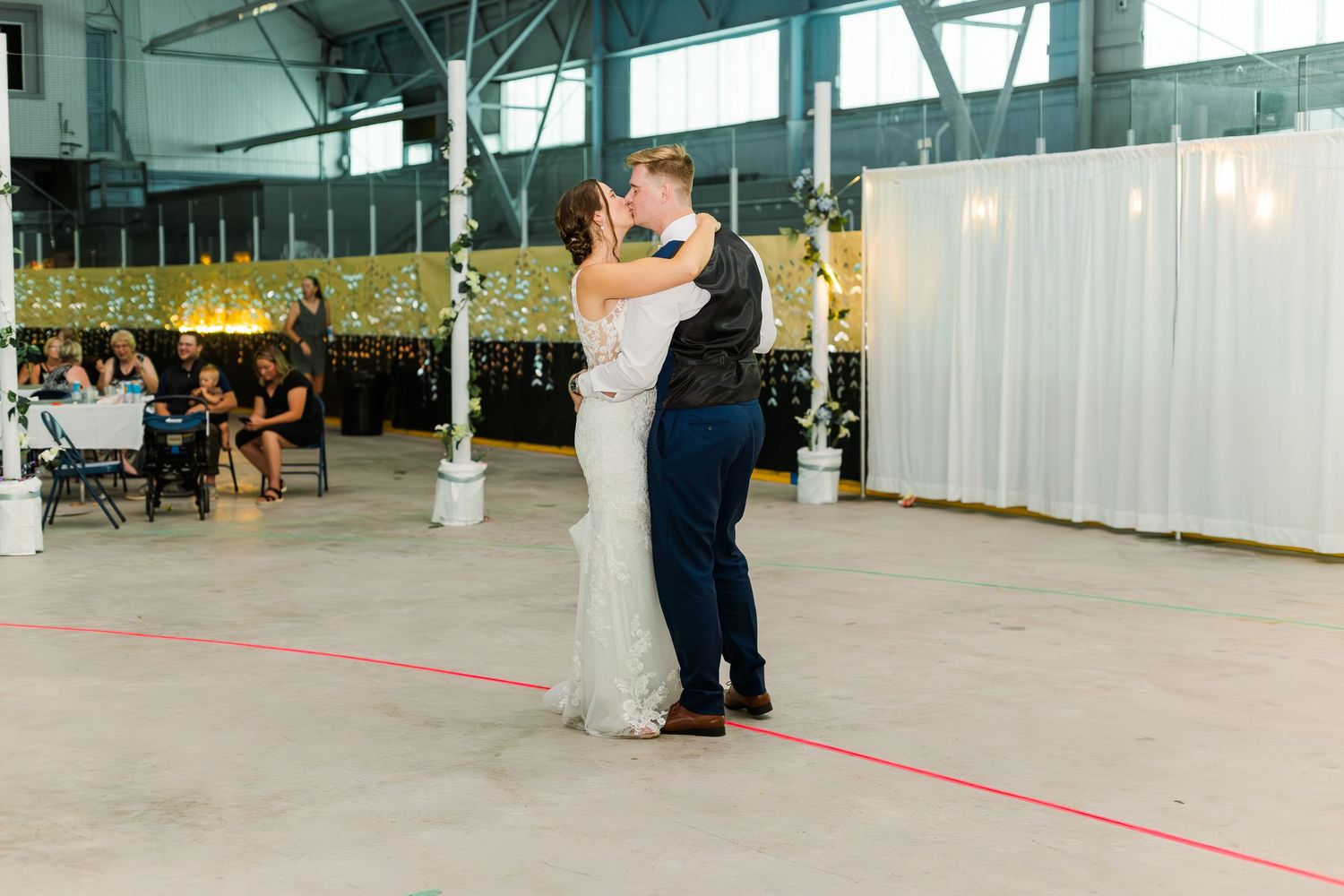 calumet coliseum wedding photographer