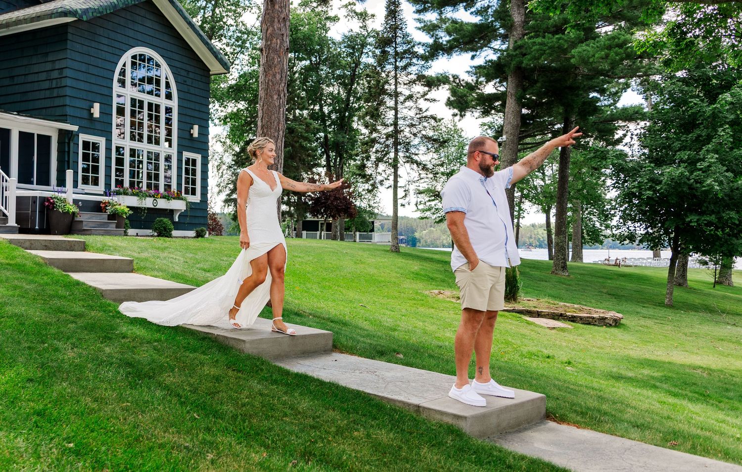 Indian Point Manor Eagle River Wisconsin Wedding
