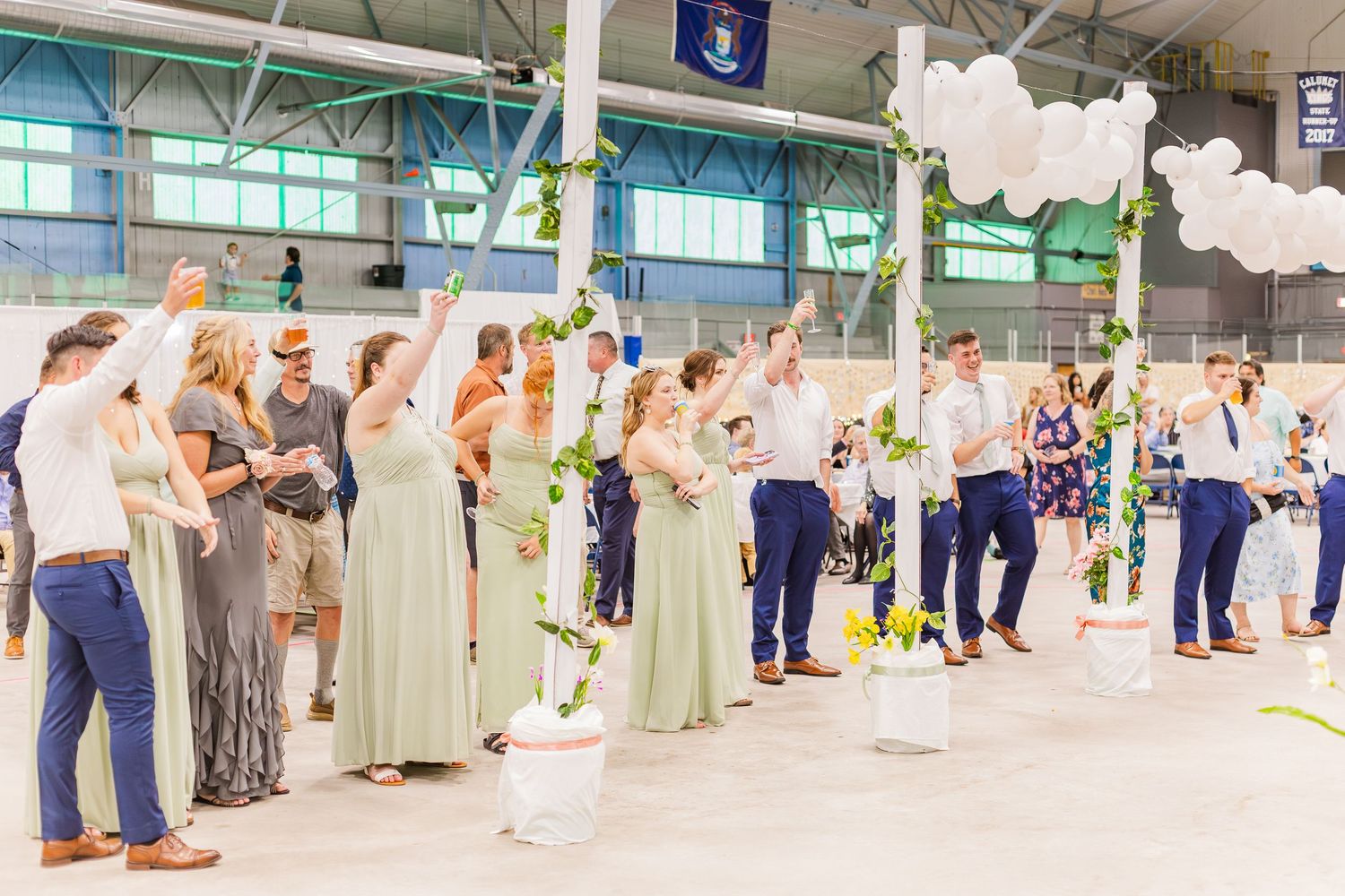calumet coliseum wedding photographer