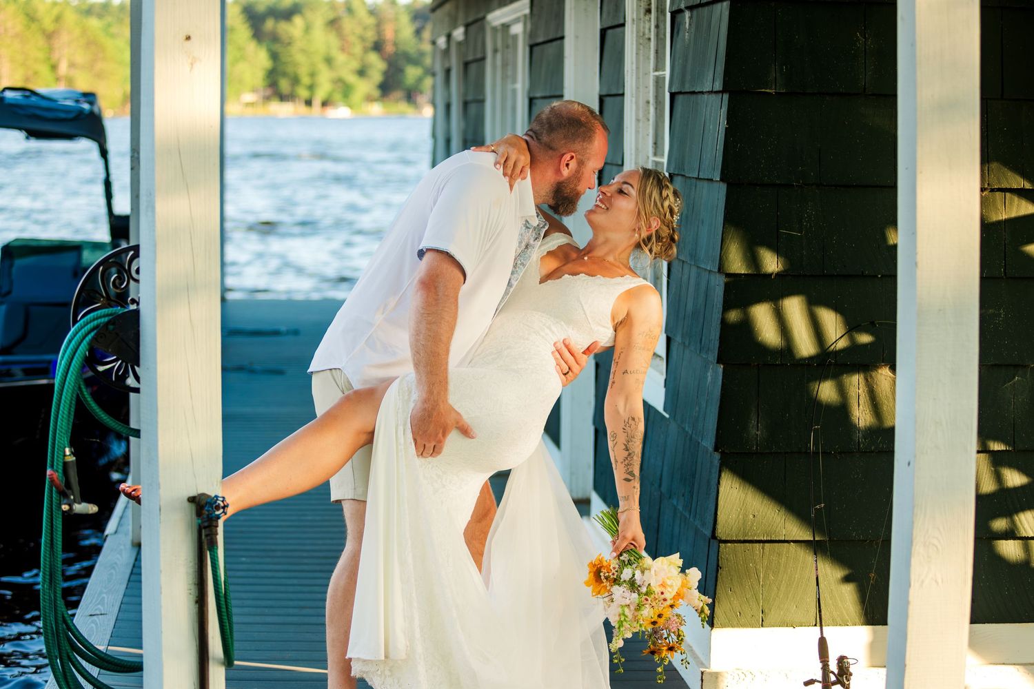 Indian Point Manor Eagle River Wisconsin Wedding