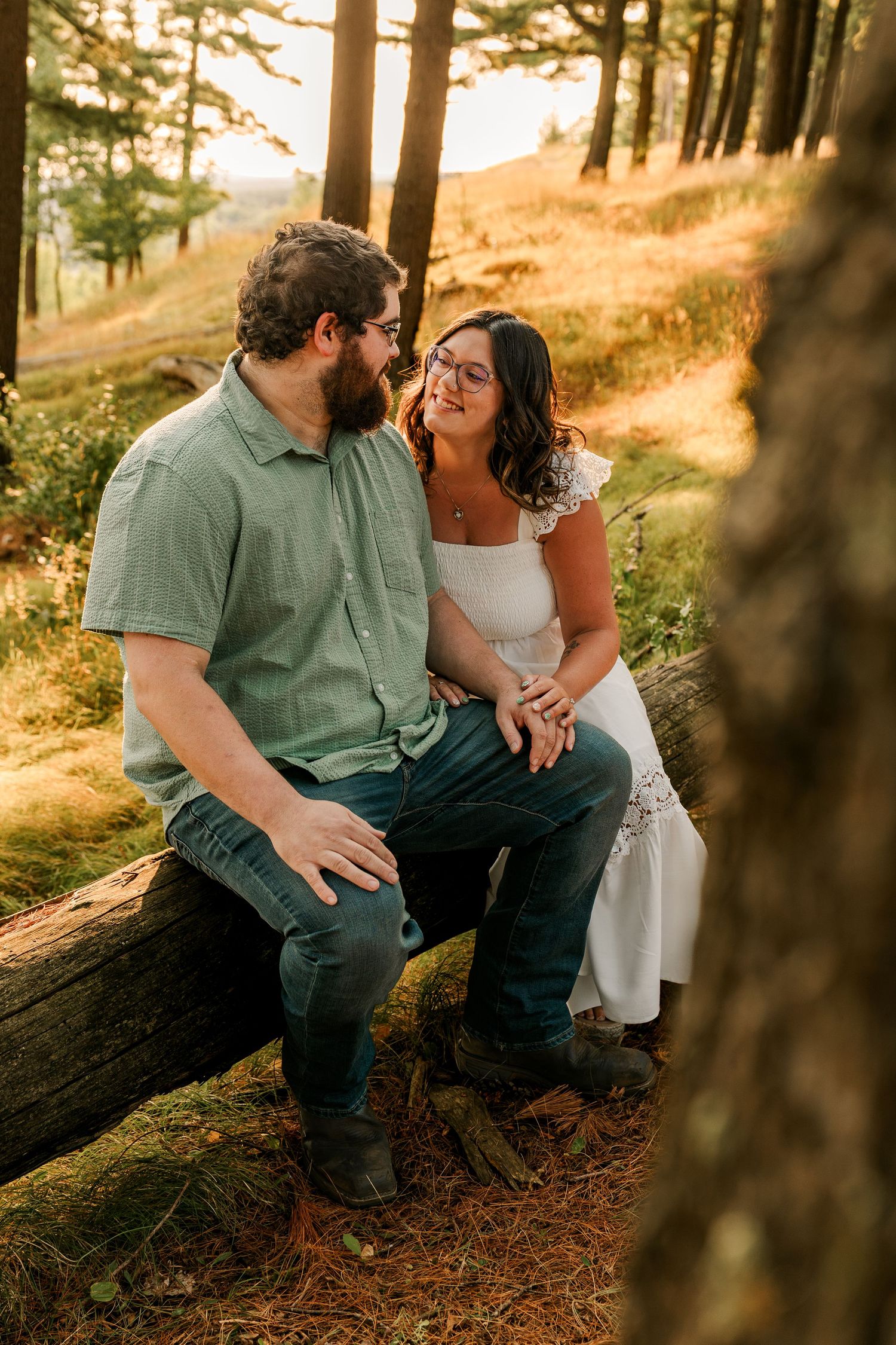 upper peninsula of michigan engagement photographer
