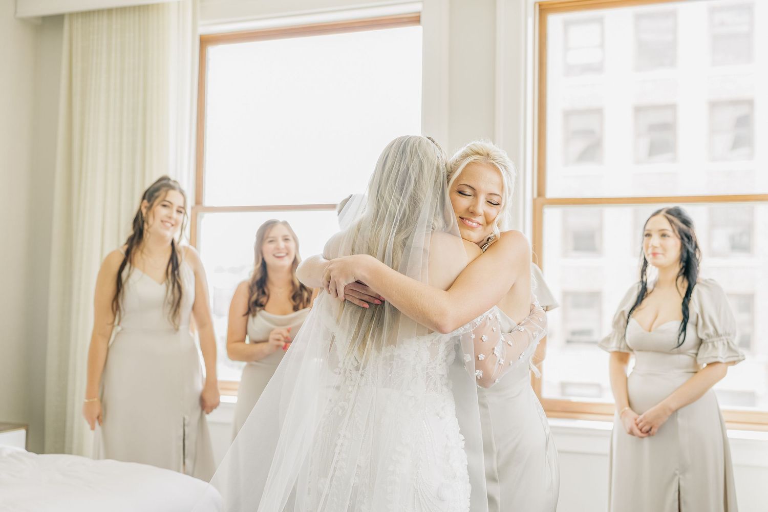 Mya & bridesmaids