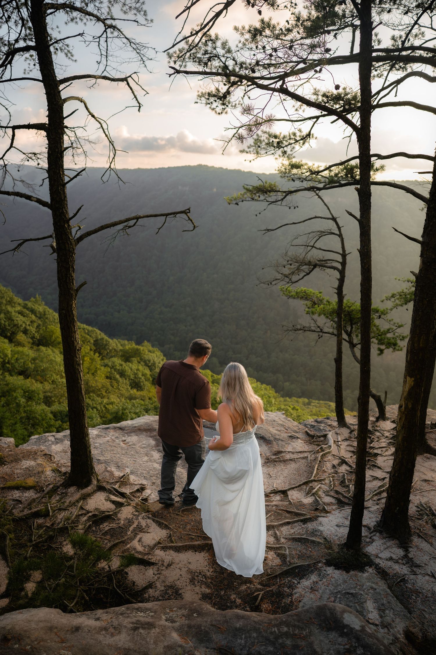 Bemidji Photographer captures adventure elopement session in New River Gorge National Park