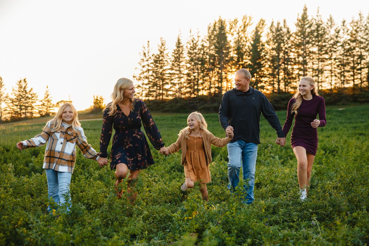 Bemidji family photo session in state park