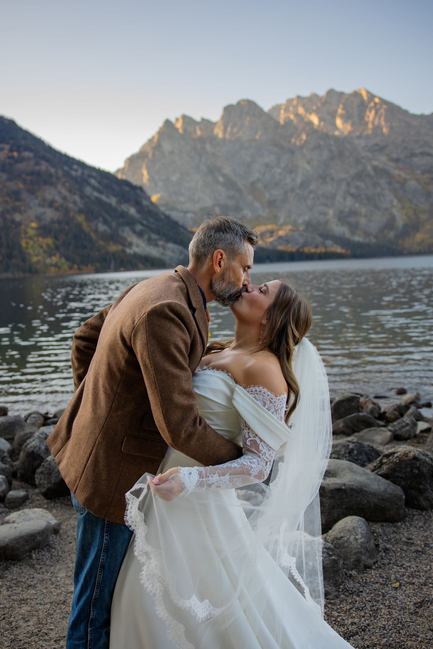 Adventure Elopement session in Grand Teton National Park