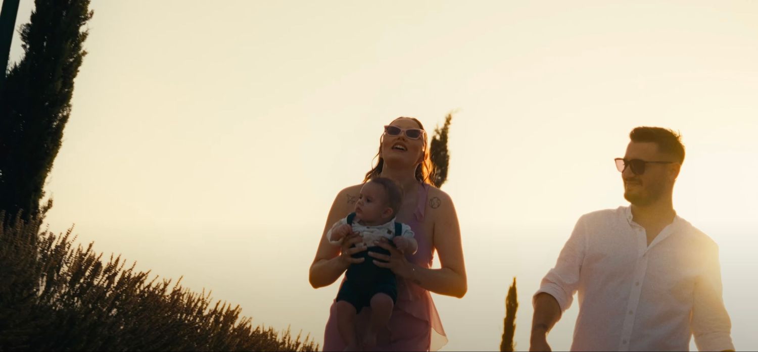 Capture the blessing of your baby’s baptism with a beautiful family photo, filled with love and joy.