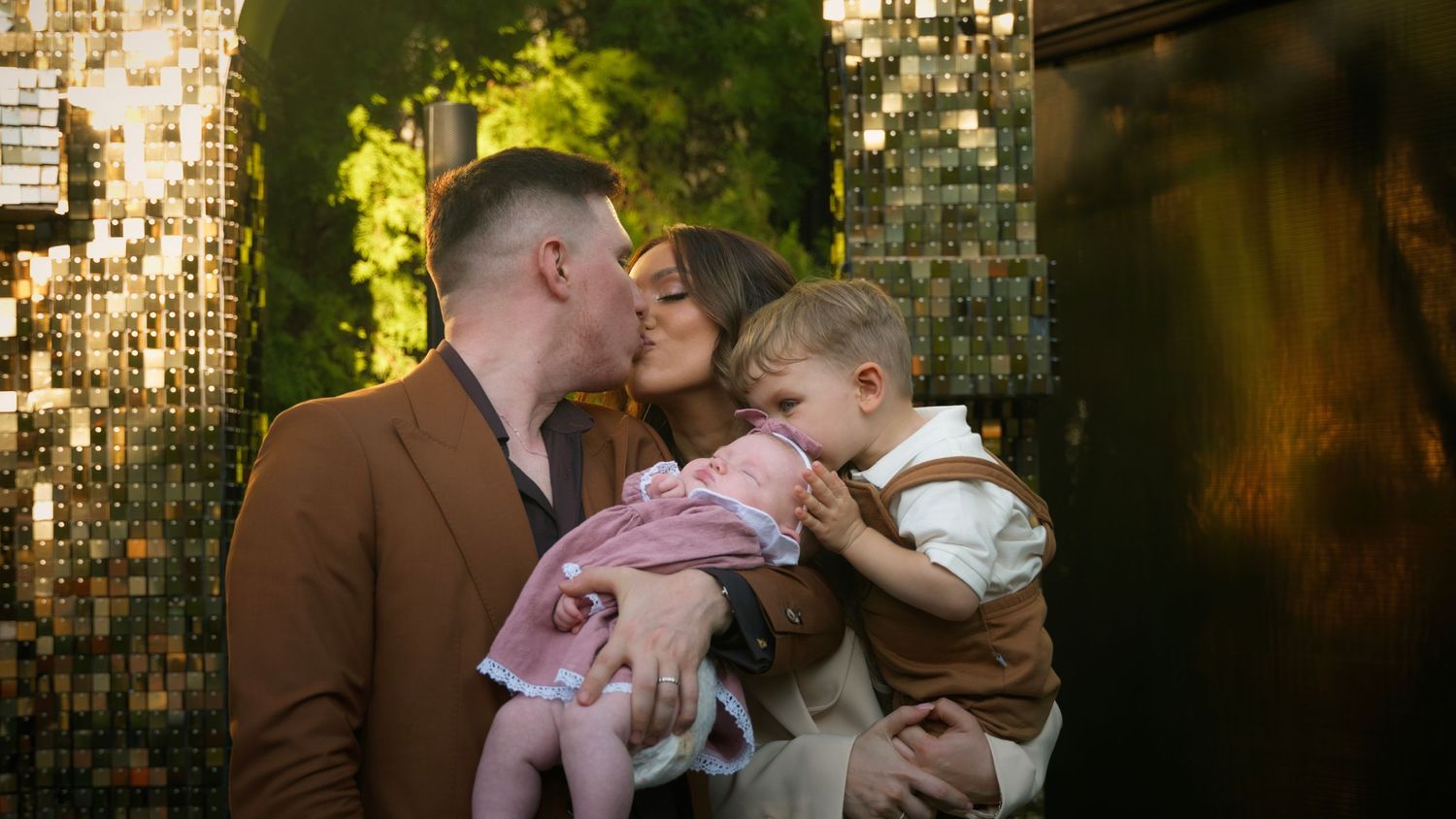 Capture the love and faith of your baby’s baptism with a beautiful family photo.