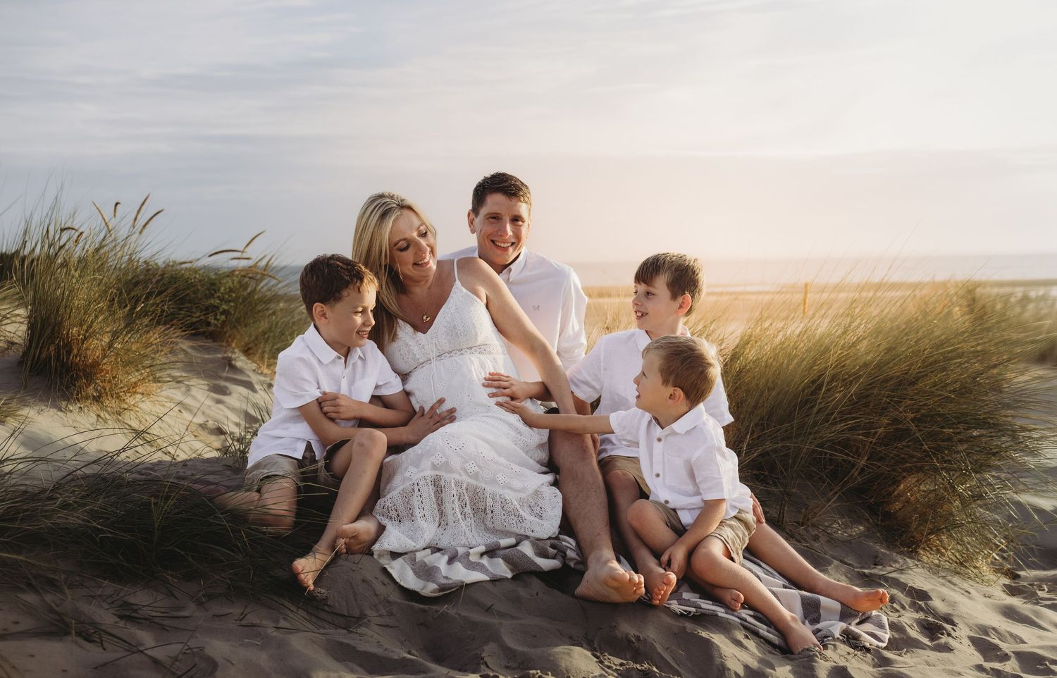 In-home newborn baby family photography in Alresford, Winchester, Hampshire