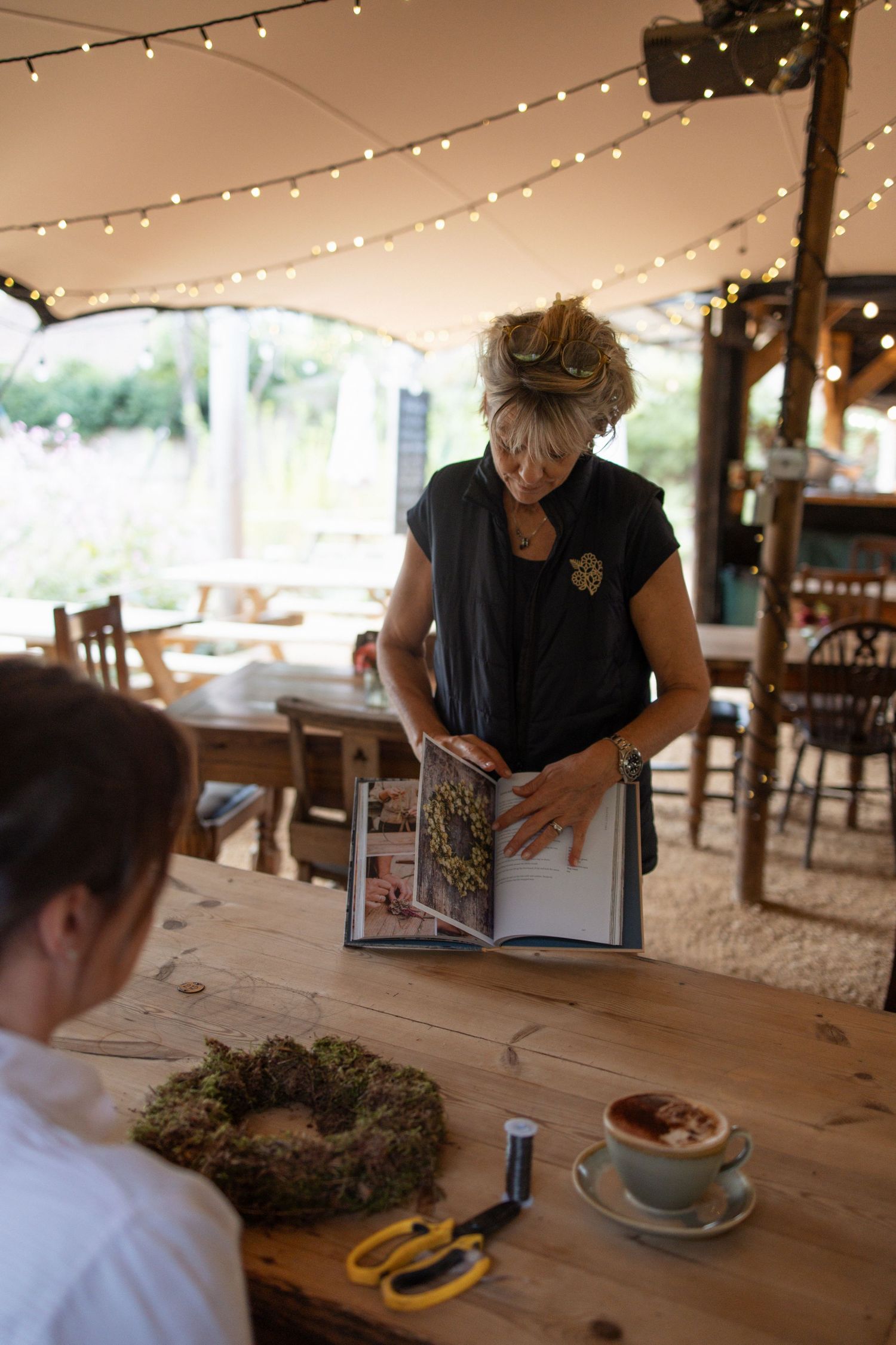 Natural event photography at a creative workshop near Winchester
