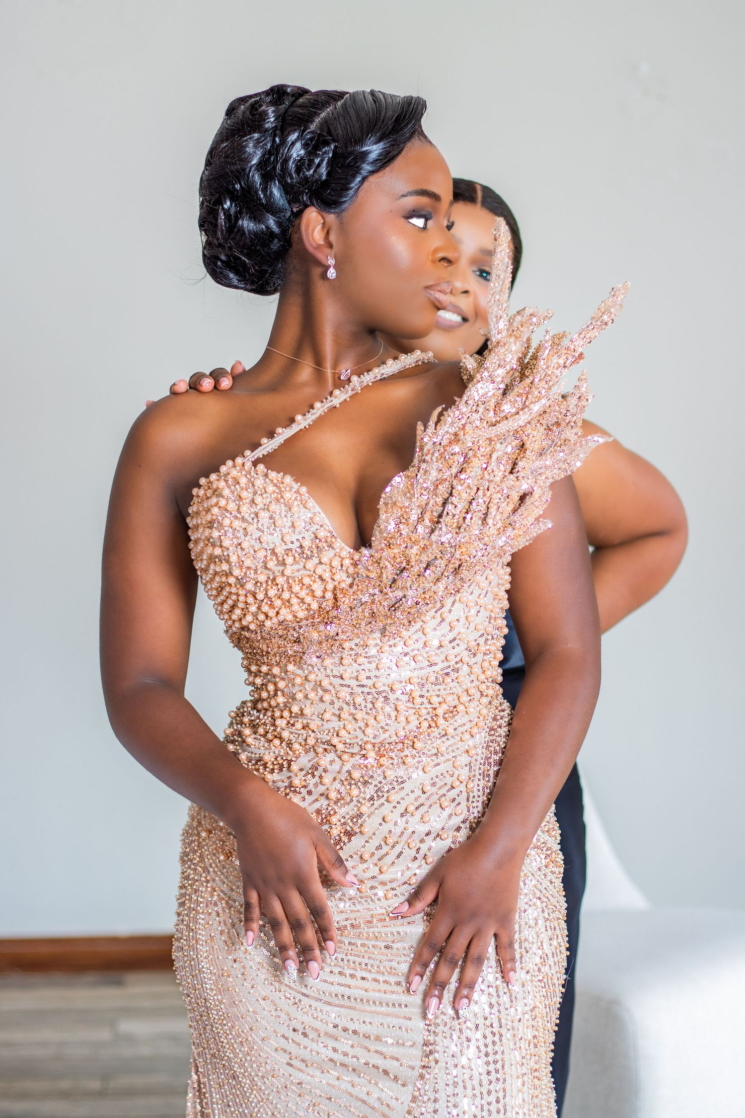 A stylish matric dance portrait captured by Imagix Photos in Johannesburg, highlighting the personality and confidence