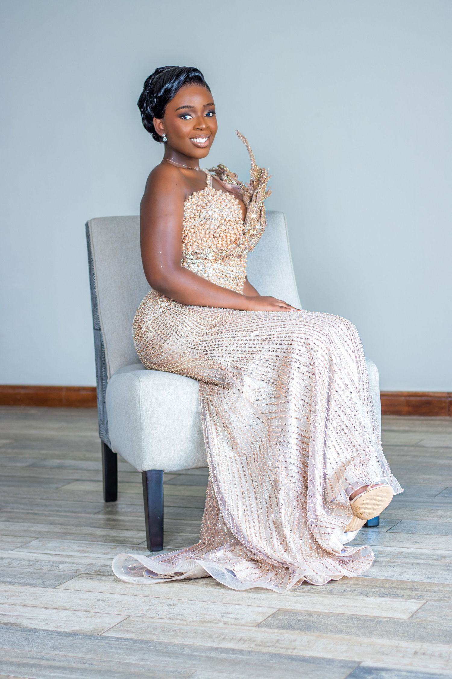 A stylish matric dance portrait captured by Imagix Photos in Johannesburg, highlighting the personality and confidence