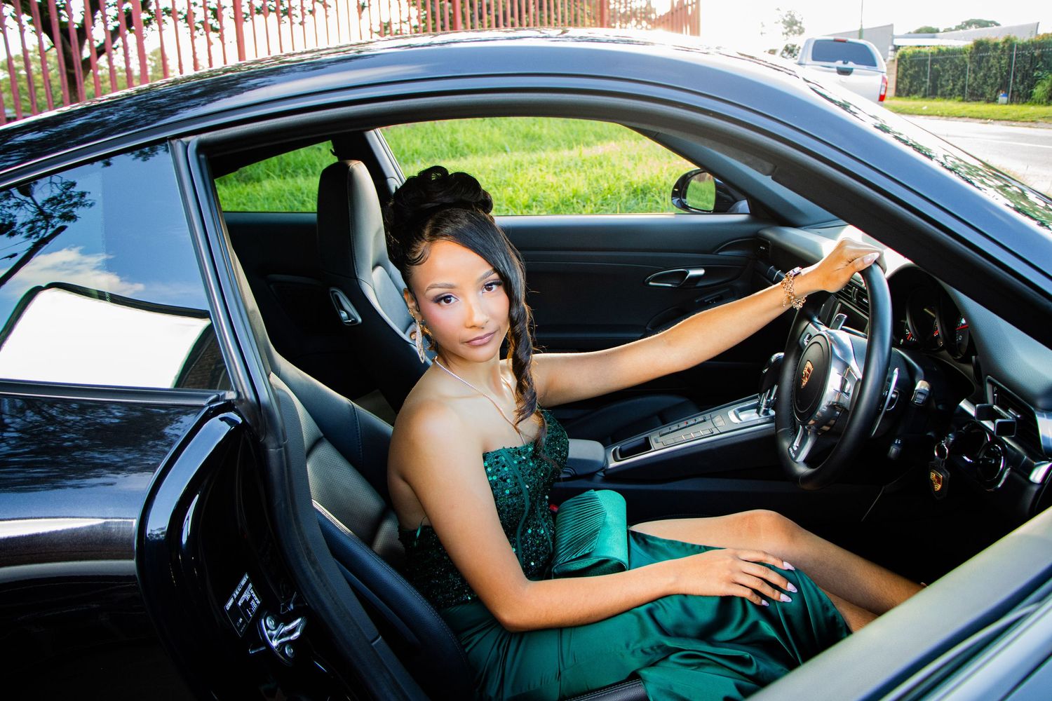 A stylish matric dance portrait captured by Imagix Photos in Johannesburg, highlighting the personality and confidence