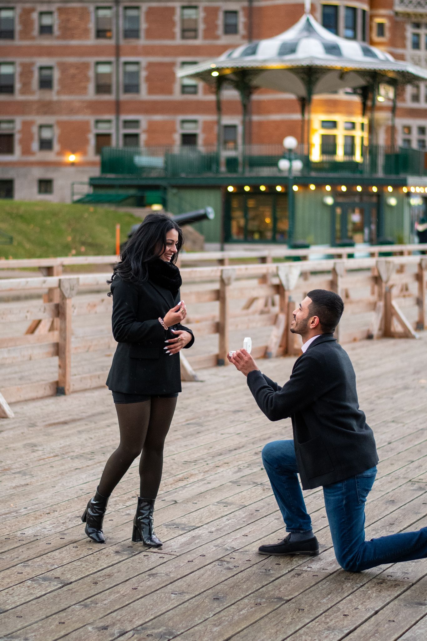 couple photography, engagement in quebec city