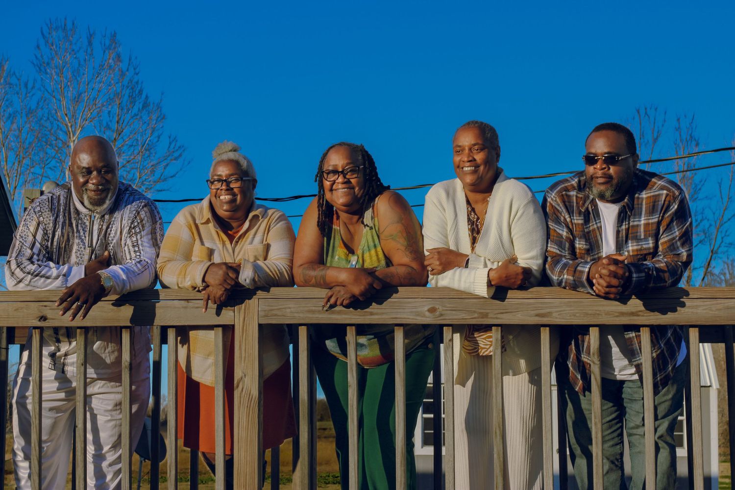 Siblings portrait from Braylon's family Thanksgiving