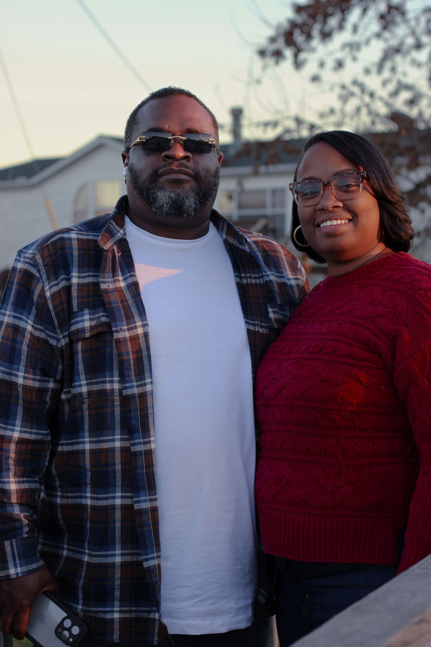 Couples portrait from Braylon's family Thanksgiving