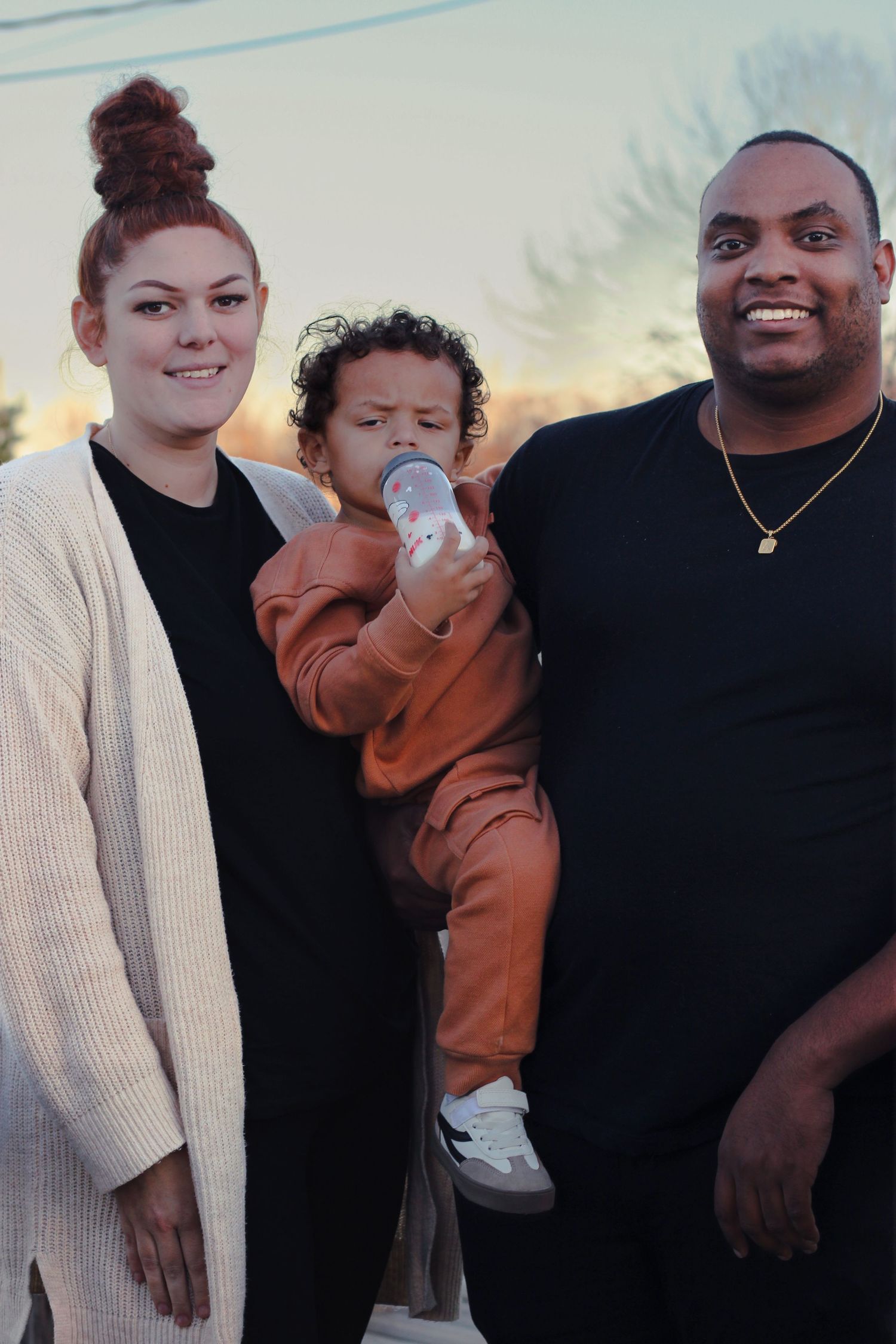 Family portrait from Braylon's family Thanksgiving