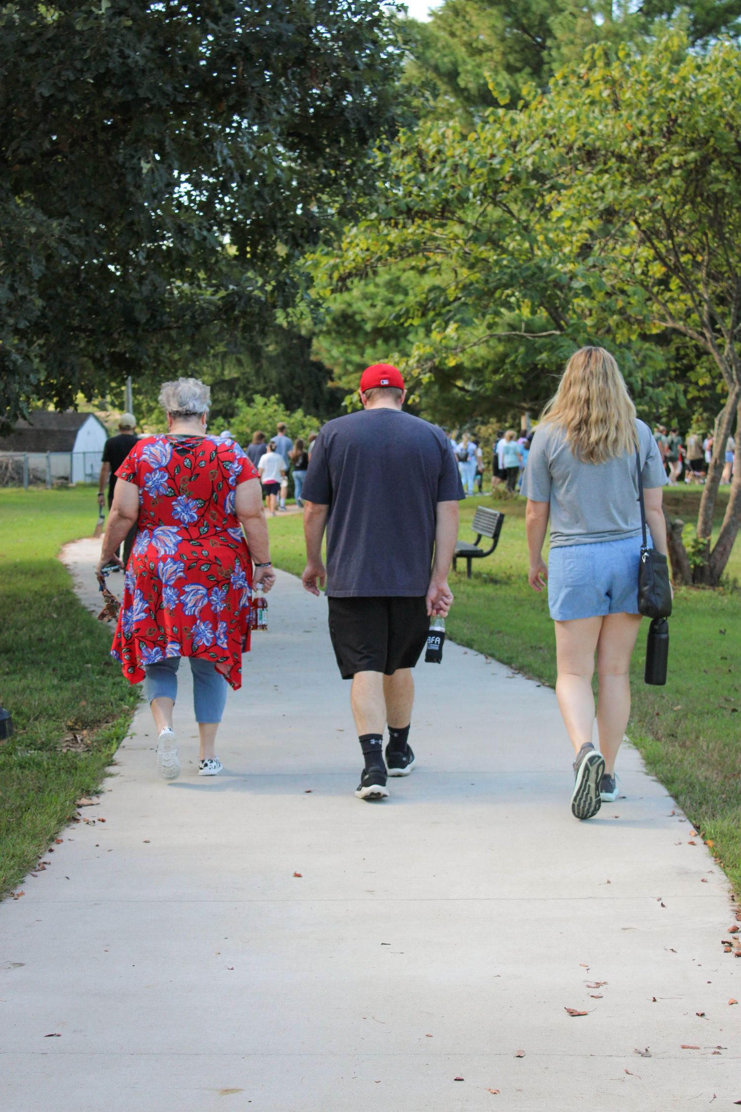 People walking