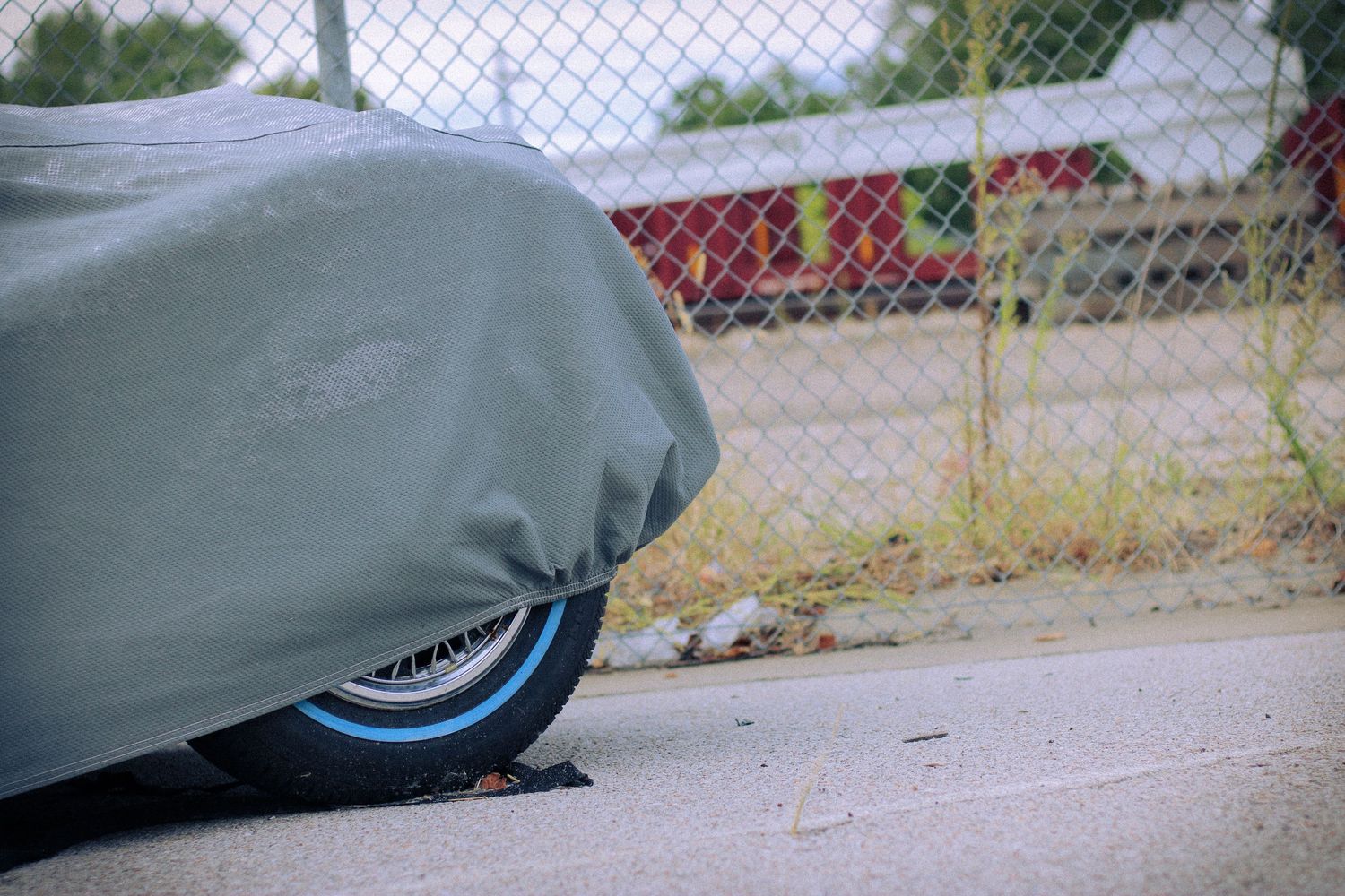 Covered car