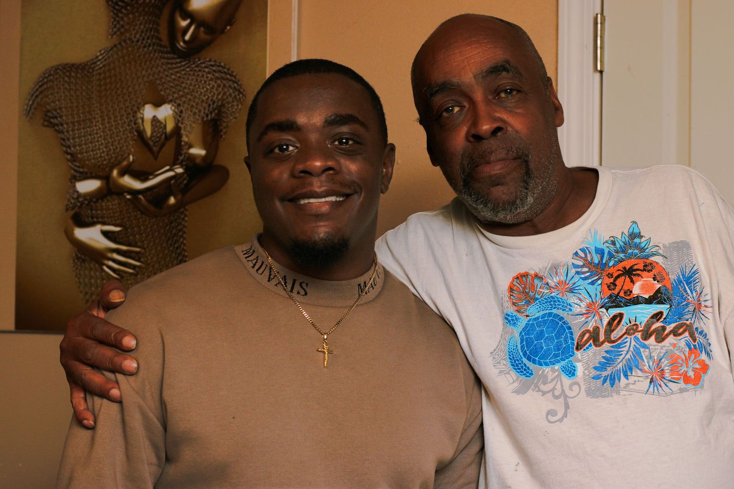 Family portrait from Braylon's family Thanksgiving