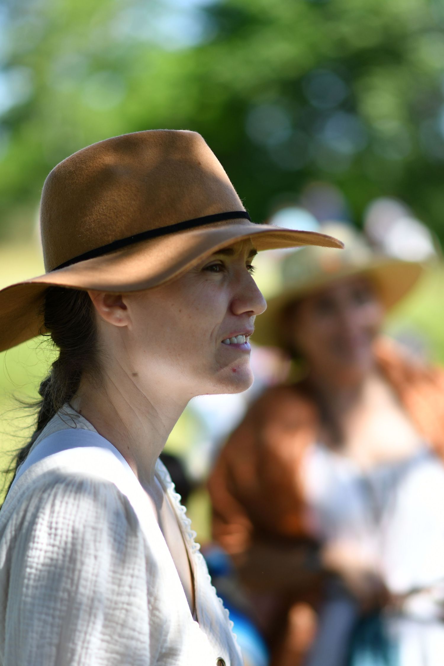 San Jacinto Reenactment woman