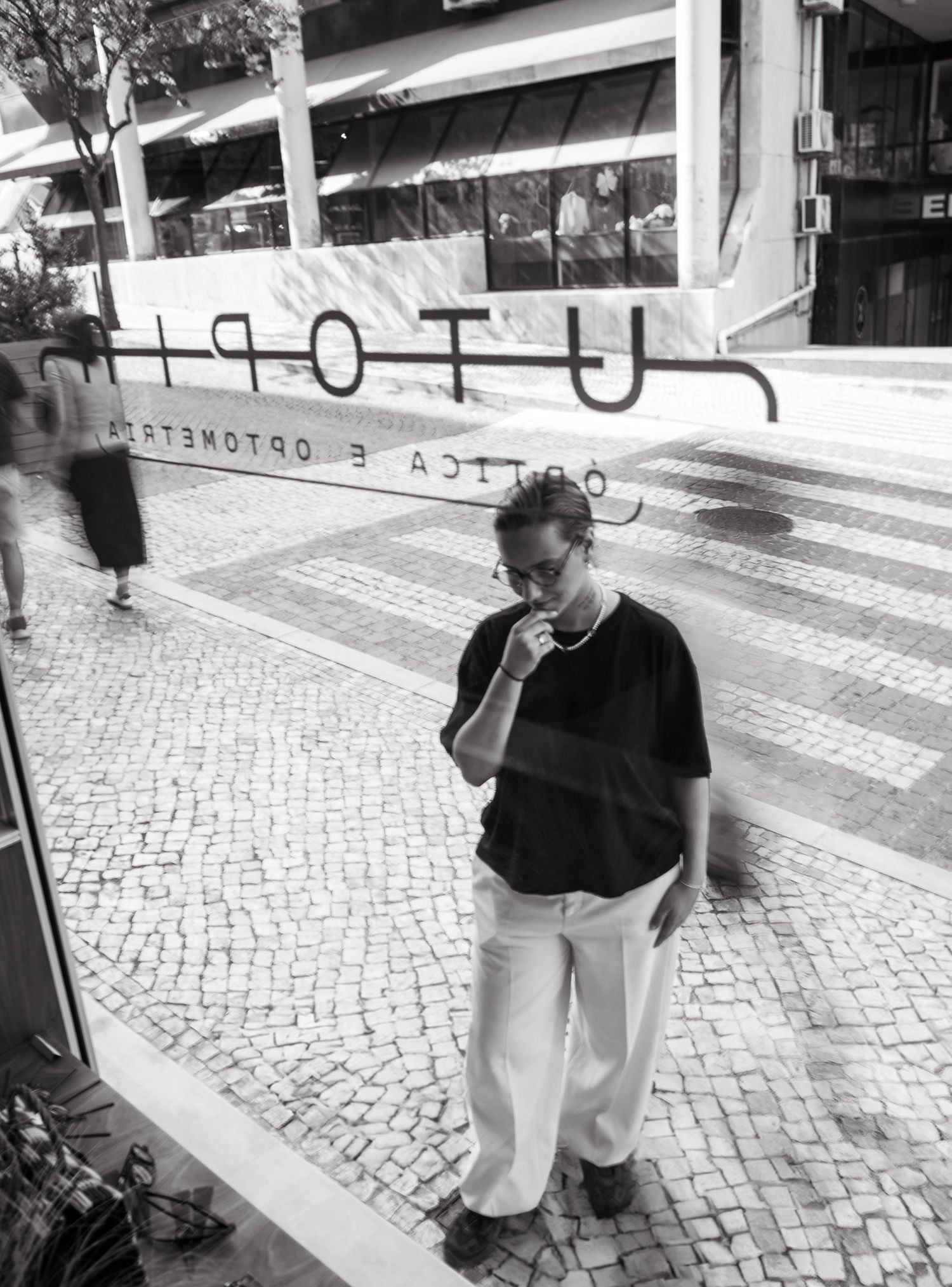 montra da ótica utopia em leiria