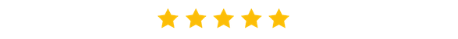 Five golden star rating icons in a row.