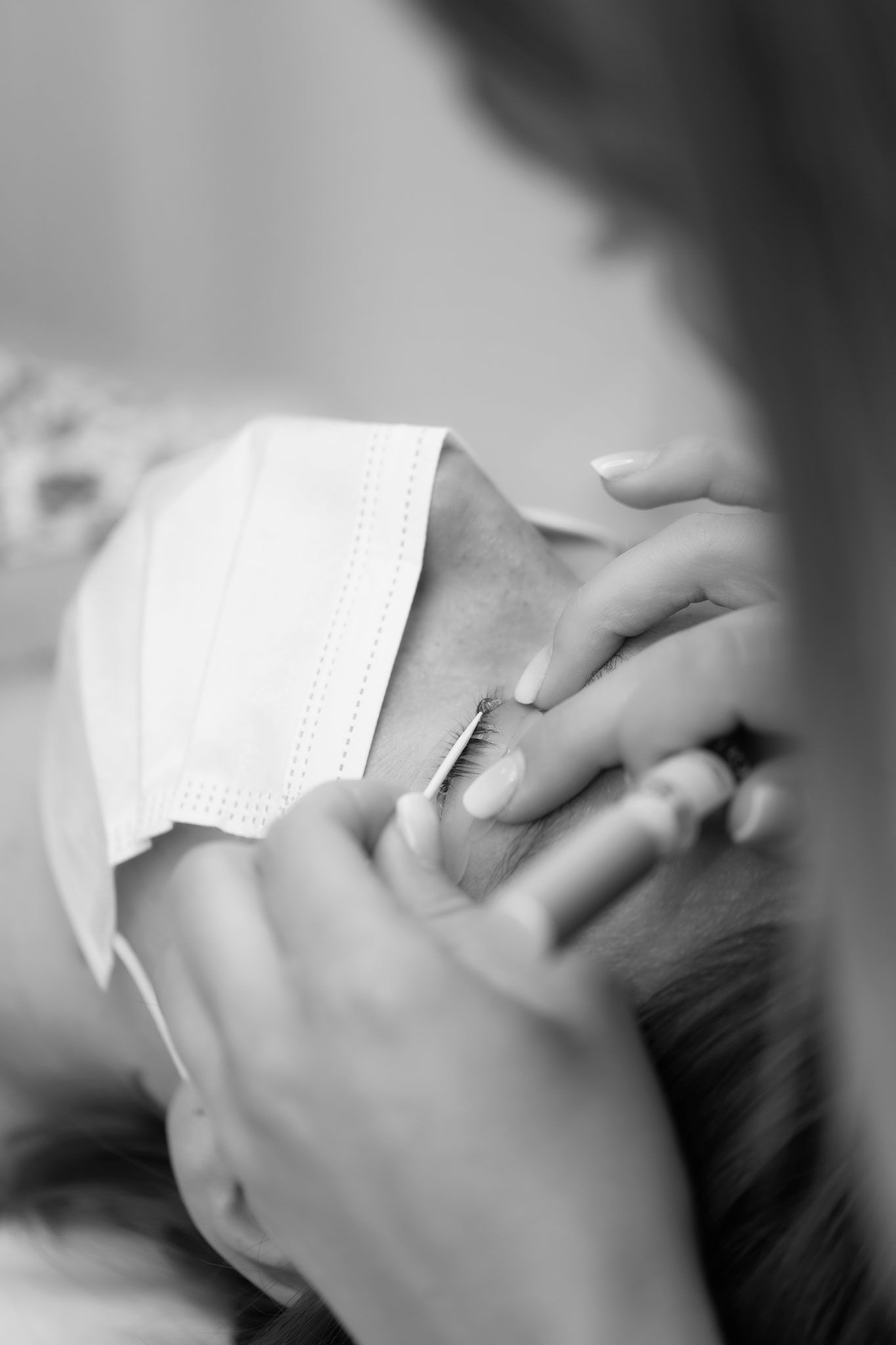 Soignant en situation, séance studio réalisée au sein d’un cabinet médical / Institut de beauté