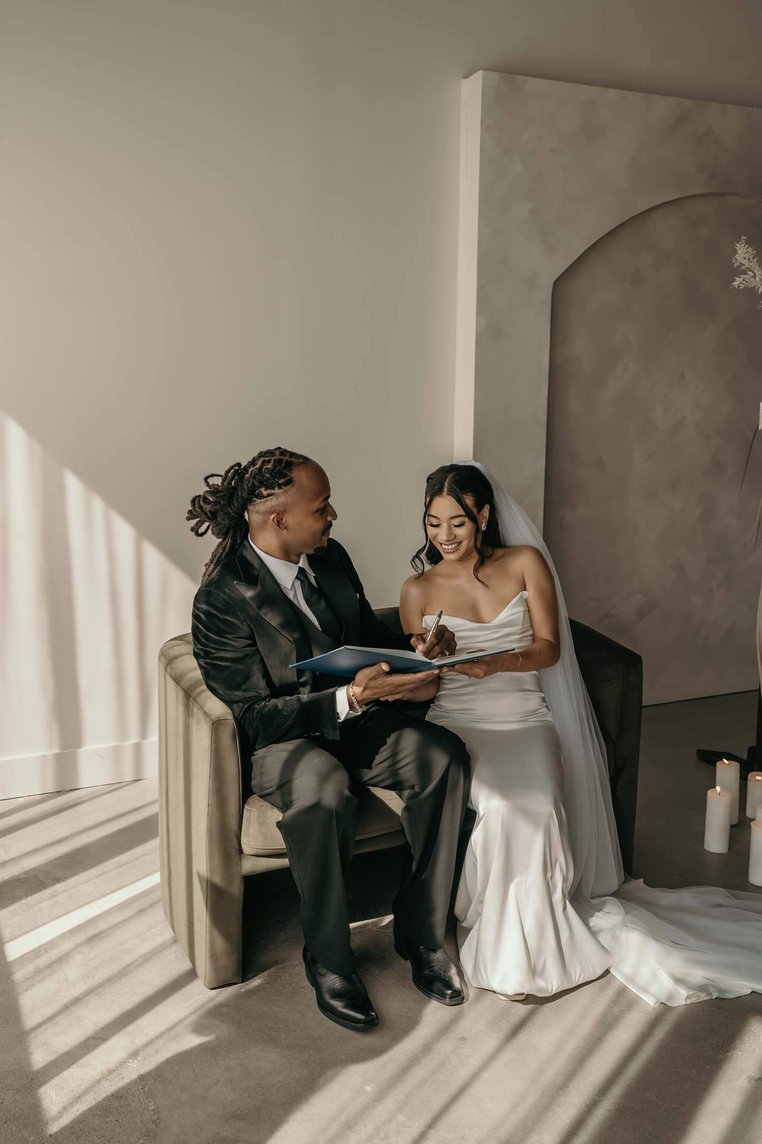 Ajax bride and groom portraits after micro wedding in inspired by studios. durham region wedding photographer.