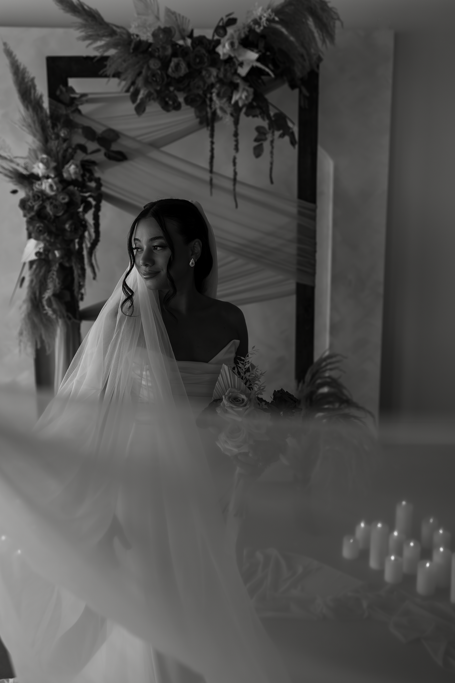 Ajax bride and groom portraits after micro wedding in inspired by studios. durham region wedding photographer.