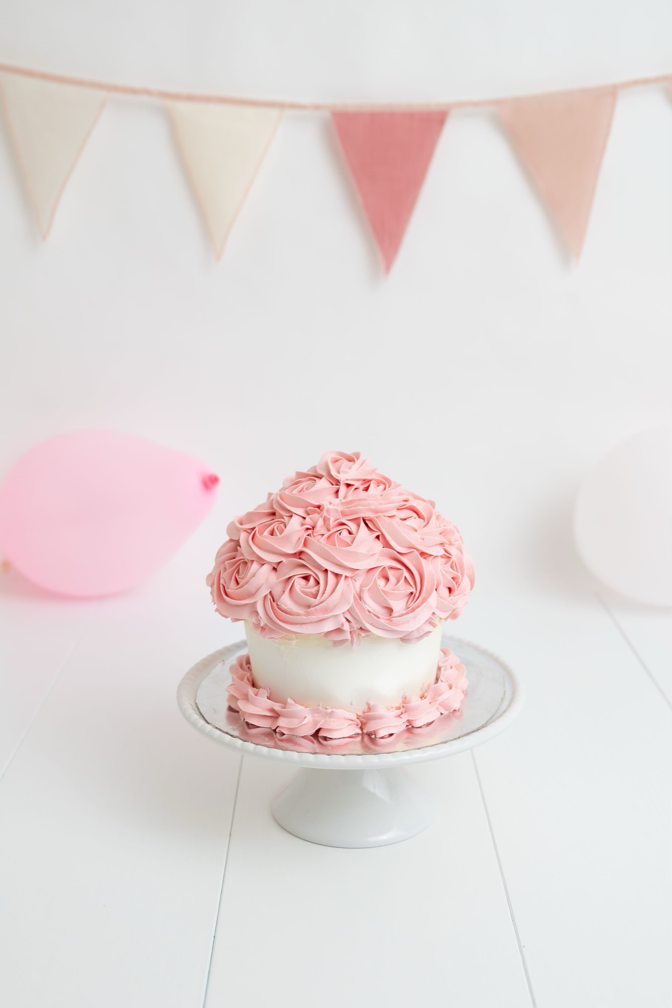 barnfotograf smash the cake