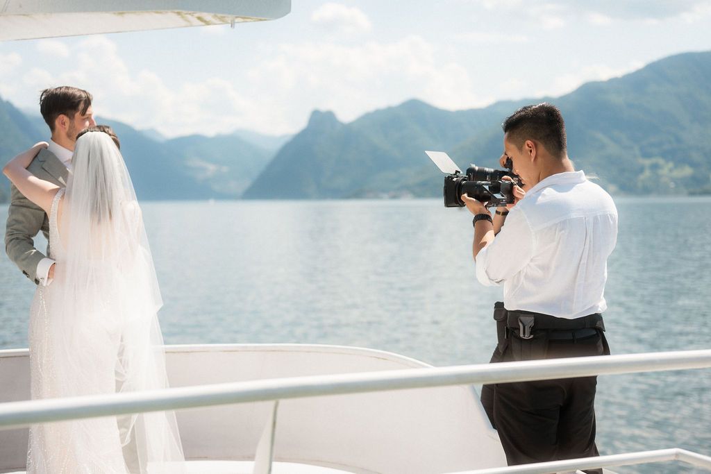 Hochzeit am Traunsee | Hochzeit beim Kloster Traunkirchen | Hochzeitsschifffahrt über den Traunsee | Hochzeitsvideo Traunsee