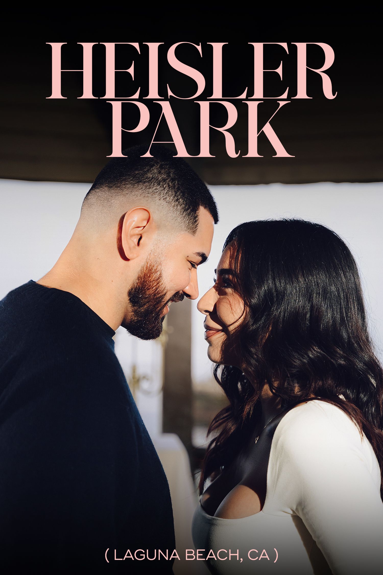 Flyer for couples getting engaged at laguna beach
